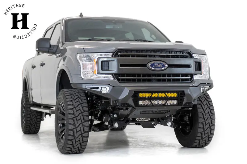 Addictive Desert Designs Bomber Front Bumper For 2018–2020 Ford F-150 – Includes Dual 20" Led Light Mounts 1