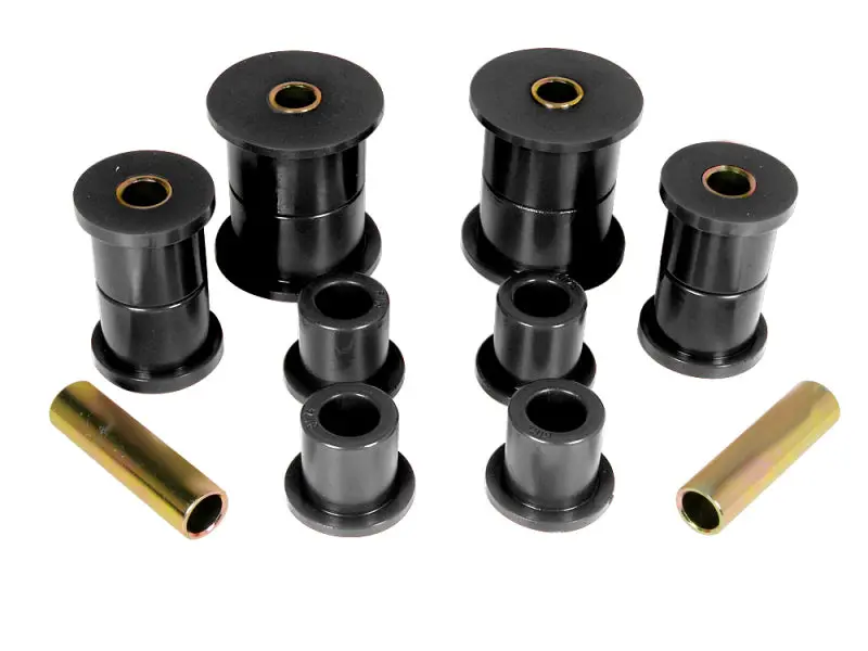 Prothane Front Spring And Shackle Bushing Kit For 1974–1991 Jeep Cherokee – 2In Od Main Eye, Black 1