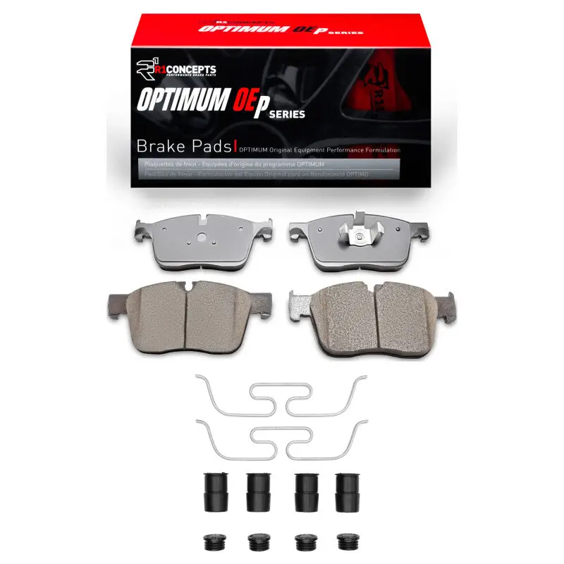 R1 2016-2025 Jaguar Xe Front R1 Optimum Oe Pads & Hardware Kit 1