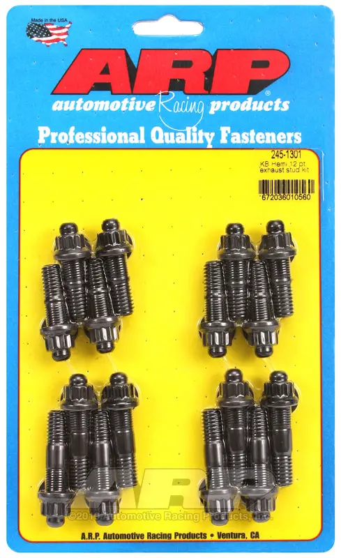 Arp Kb Hemi Exhaust Stud Kit – Hex Style For Hemi Engines 1