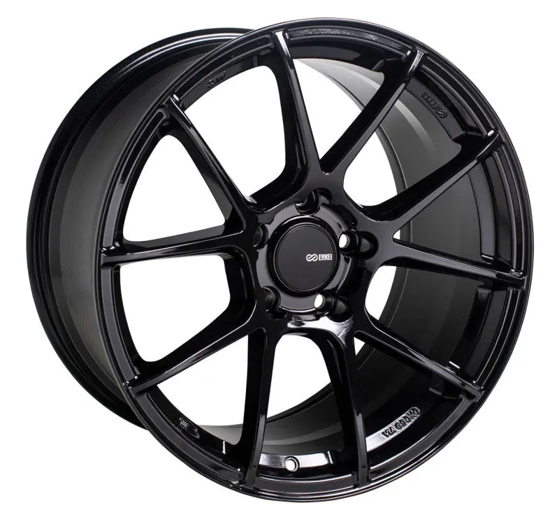 Enkei Ts-V Gloss Black Alloy Wheel – 18X8.5 In, 5X114.3, 45 Mm Offset, 72.6 Mm Bore 1