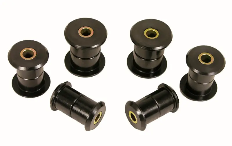 Prothane Rear Leaf Spring Bushing Kit — Black Polyurethane For 1999–2014 Chevy Silverado 1500/2500 (2Wd/4Wd) 1