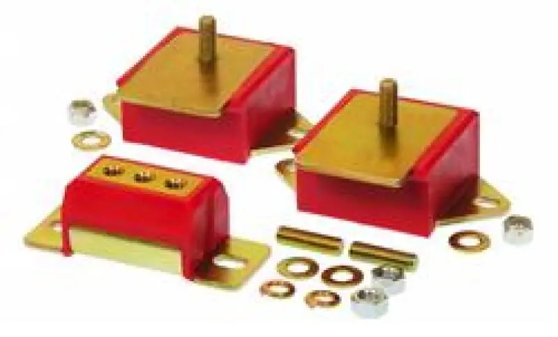 Prothane Red Motor And Transmission Mount Kit For Jeep Applications 1