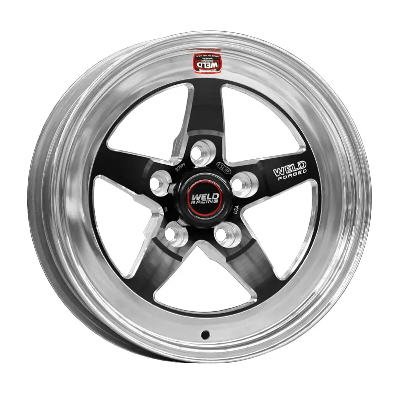 Weld S71 Forged Aluminum Wheel – 15X14.33", 5X5 Bolt Pattern, 7.5" Backspace, Low-Pad Black Finish (Non-Beadlock) 1