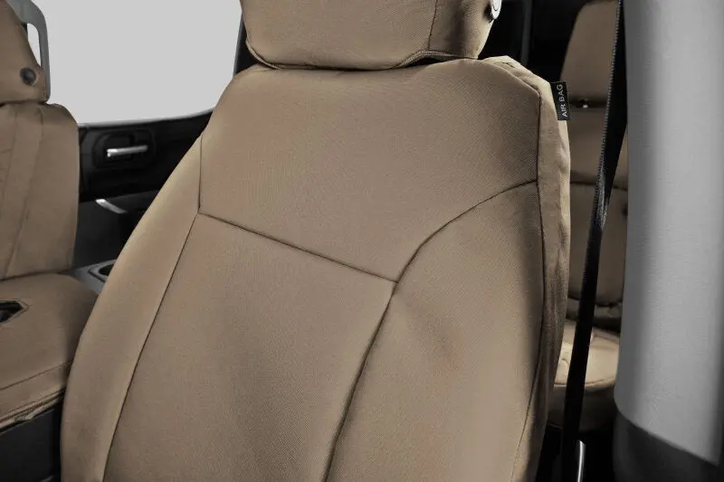 Covercraft Endura Precisionfit Third Row Seat Covers For 2011–2024 Dodge Durango – Tan 1