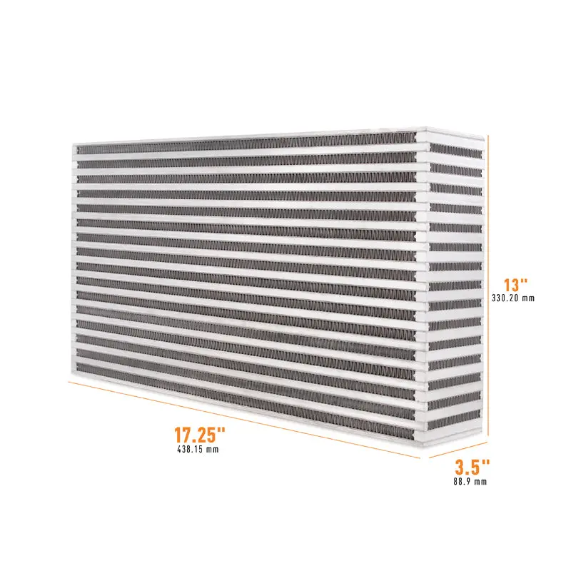 Mishimoto Universal Air-To-Air Intercooler Core – 17.25" X 13" X 3.5" Dimensions 1
