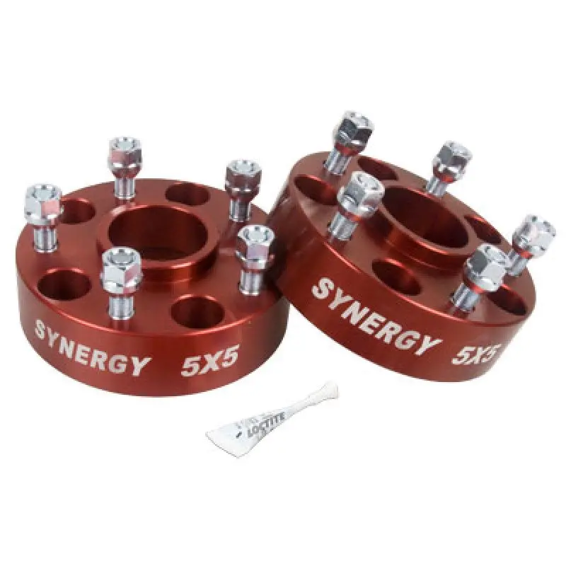 Synergy Hub-Centric Wheel Spacers For 2018+ Jeep Wrangler Jl – 5×5″, 1.75″ Thick, M14×1.5 Studs 1