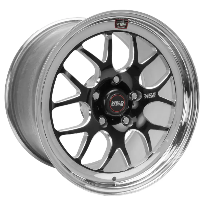 Weld S77 Black Non-Beadlock Wheel – 17X10.5 Inch, 5X4.5 Bolt Pattern, 7.2-Inch Backspace, High-Pad Design 1