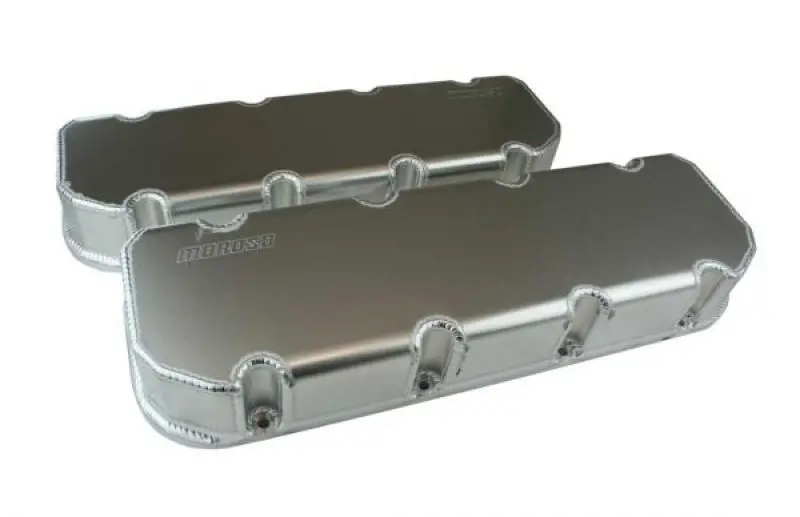 Moroso Fabricated Rox Head Valve Cover For Small Block Chevy – 4.5 Inch Height, No Oilers Included 1