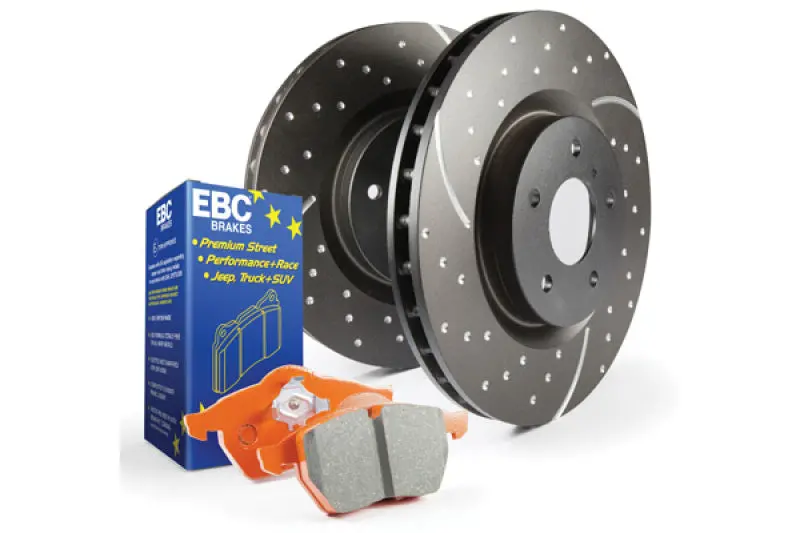 Ebc Orange Stuff Brake Pad And Grooved Rotor Kit – S8 Series 1