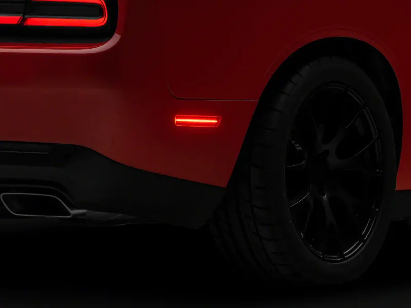 Raxiom Axial Series Led Rear Marker Lights – Red, Compatible With 2015–2023 Dodge Challenger 1