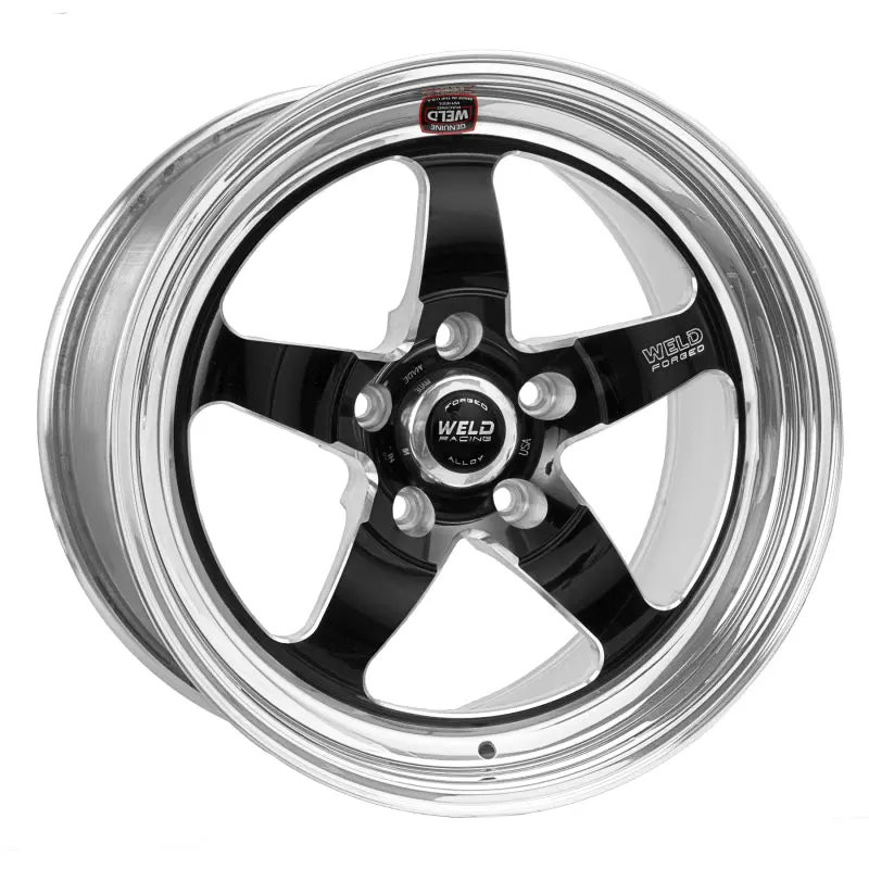 Weld S71 17X5.2 Black Non-Beadlock Wheel – 5X4.75In Bolt Pattern, 2.9In Backspace, Medium Pad 1