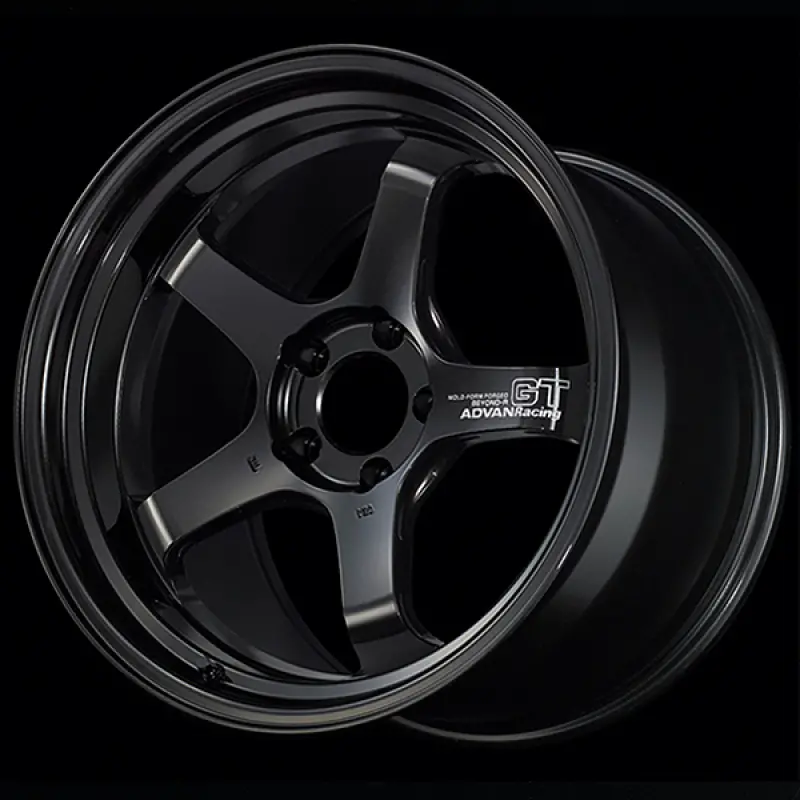 Advan Gt Beyond-R Racing Wheel – 18X9.5", +45 Offset, 5X120, 72.5Mm Bore, Titanium Black Finish 1
