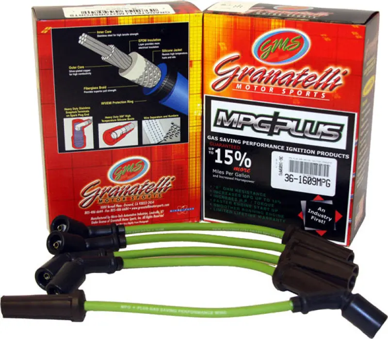 Granatelli Mpg Plus Ignition Wires For 1980–1990 Chevrolet Medium-Duty Trucks With 5.7L V8 1