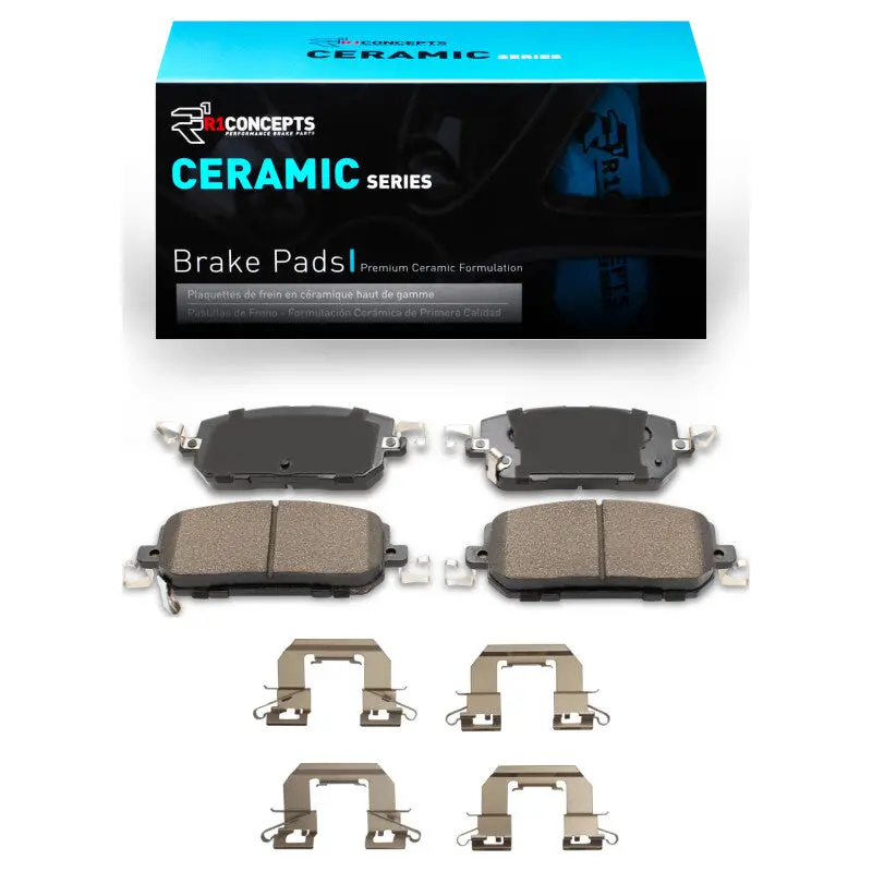 R1 Ceramic Brake Pad & Hardware Kit For 2022–2024 Mazda Mx-30 – Front Axle Only 1