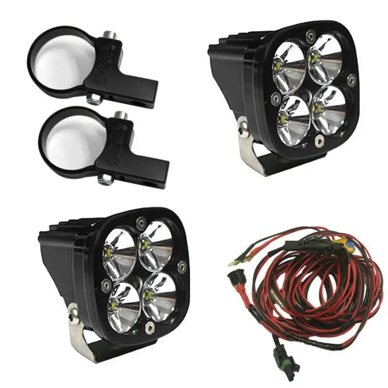 Baja Designs Squadron Pro Led Light Pod Kit – Includes Horizontal Mounts And 2.00-Inch Wiring Harness 1