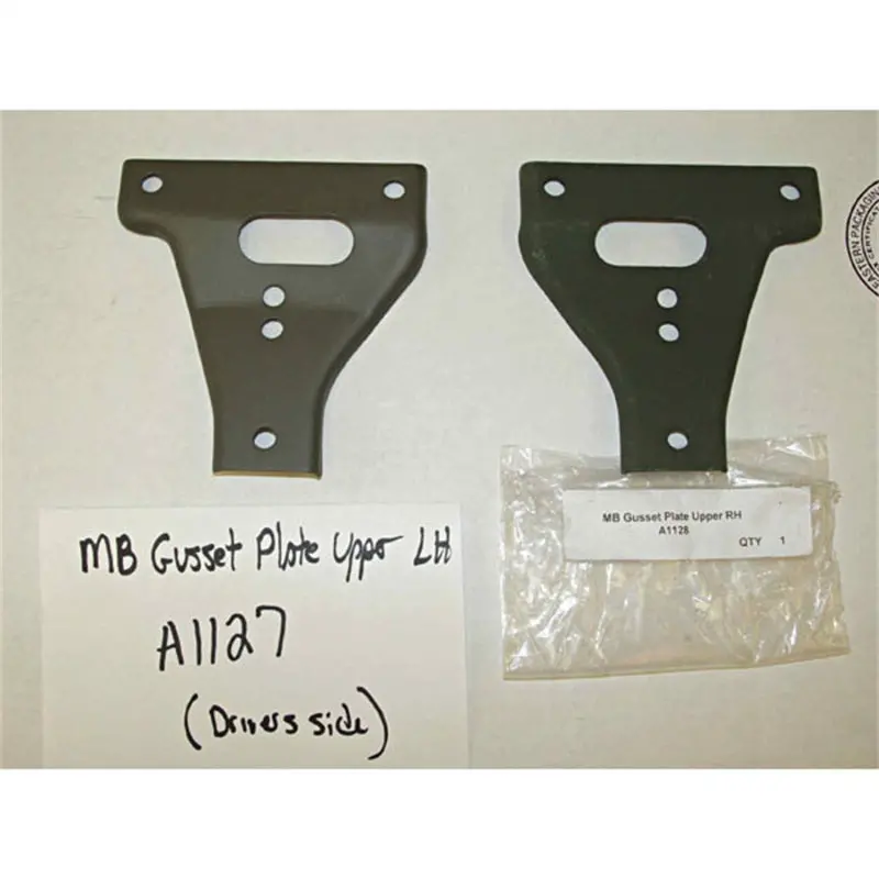 Omni American Front Bumper Upper Gusset – Left-Hand Side, For 1941–1945 Willys Mb & Gpw Jeeps 1