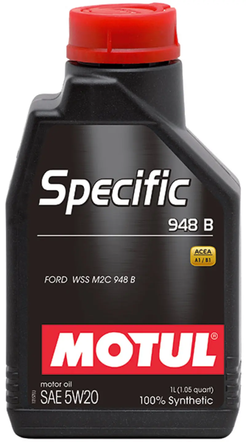 Motul Specific 948B Synthetic Engine Oil – 5W-20, Acea A1/B1 & Ford Wss-M2C948-B Certified (1L) 1