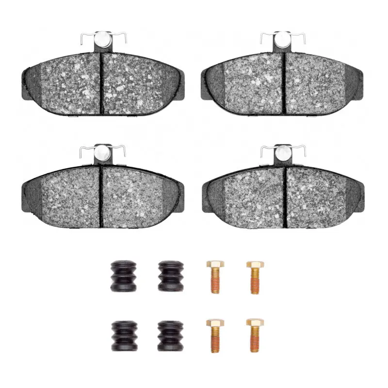 R1 Semi-Metallic Front Brake Pad & Hardware Kit – Optimized For 1982–1992 Volvo 740 1