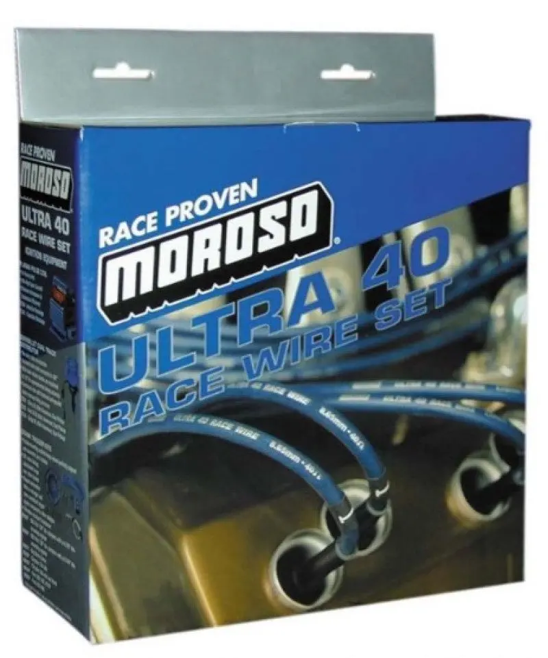 Moroso Ultra 40 Ignition Wire Set For Gm Ls Engines – Unsleeved, Coil-On-Plug Compatible, Red Color 1