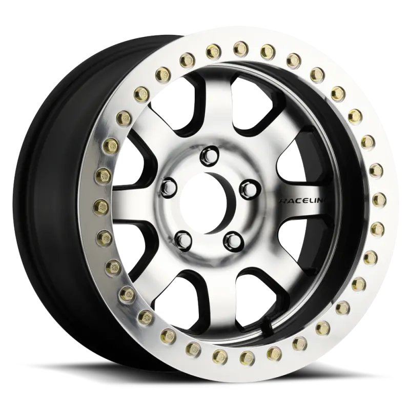 Raceline Rt260 Avenger 17X8.5 Black & Machined Beadlock Wheel – 5X127 Bolt Pattern, -19Mm Offset, 83.82Mm Bore 1