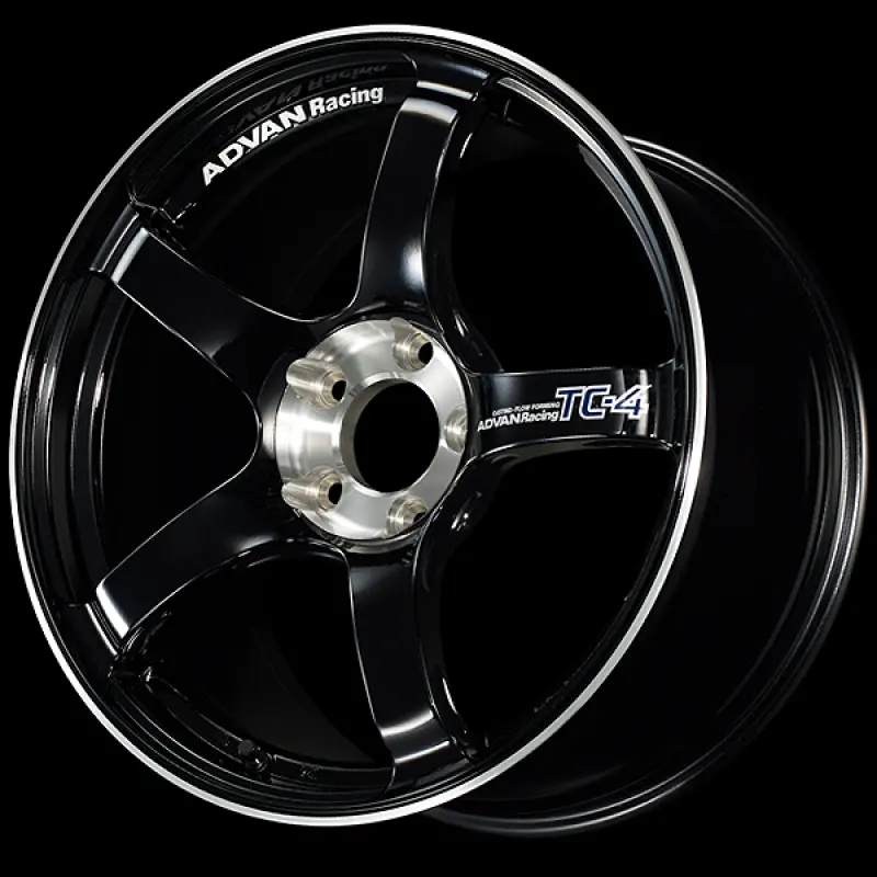 Advan Tc-4 Se 18X8.5 / +51 Offset / 5-114.3 / 73Mm Bore / Racing Gloss Black & Diamond Cut 1