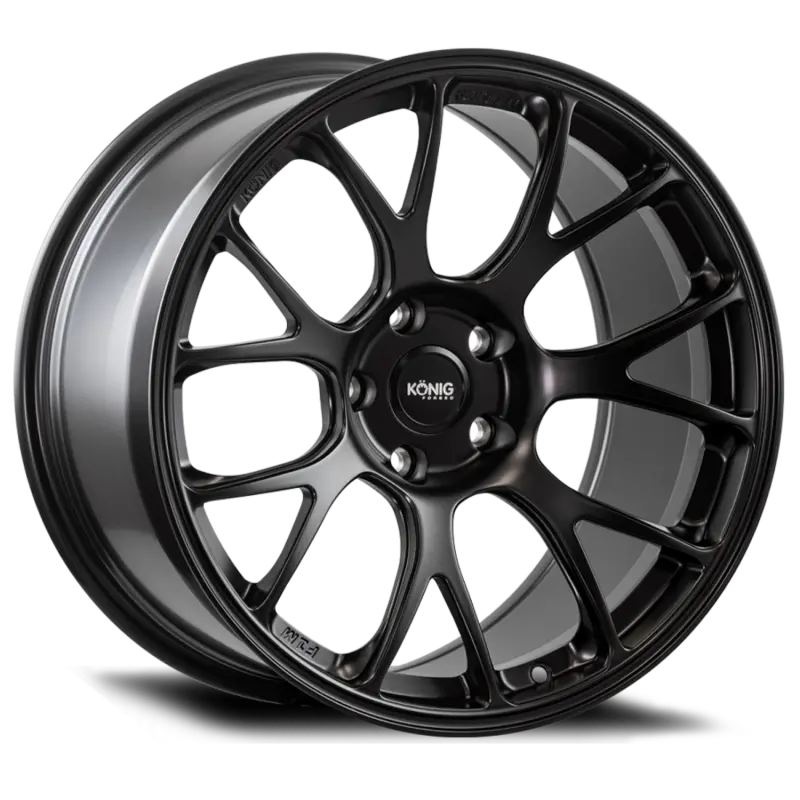 Konig Forged F1M 19×12.5 Inch Satin Black Knurled Beadlock-Style Wheel – 5×120.65, +56Mm Offset 1