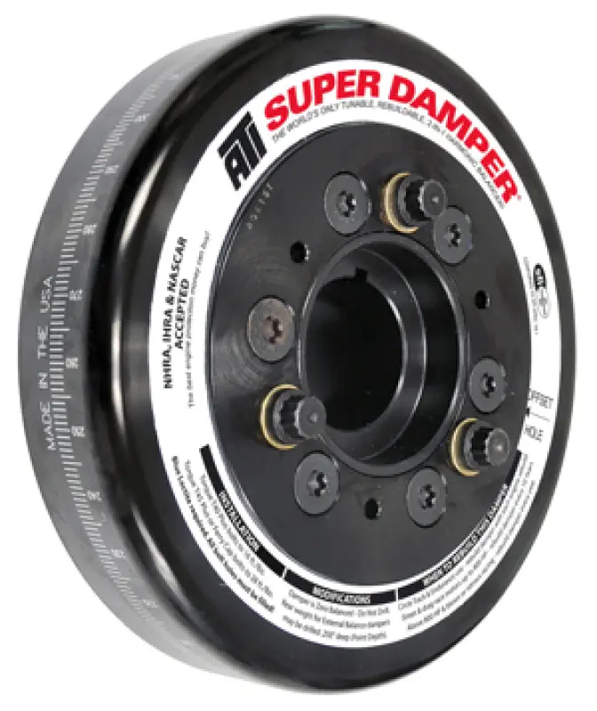 Ati Damper - 6.325In - Alum - Chevy Sb / 90 Deg V6 - 3 Ring - Alum Hub 1