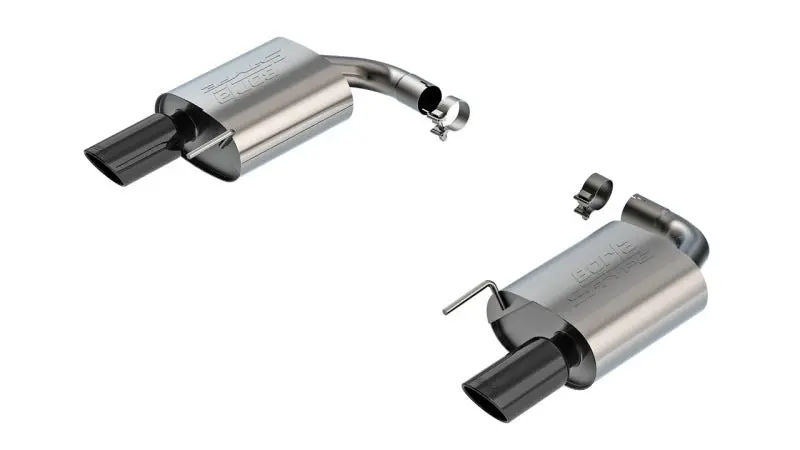 Borla S-Type Axle-Back Exhaust System With Black Chrome Tips For 2024–2025 Ford Mustang Ecoboost 2.3L 1