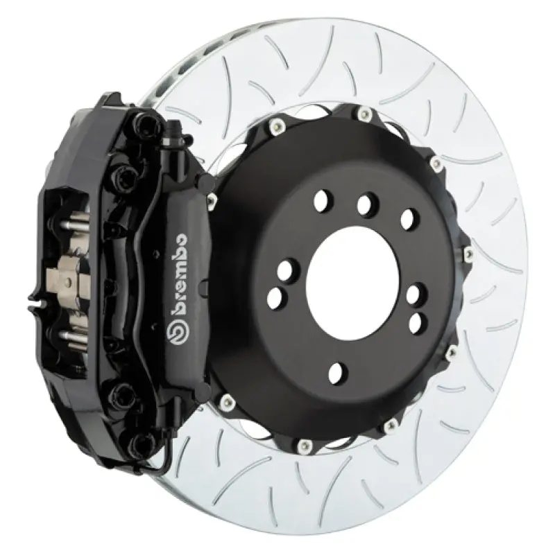 Brembo Gt Big Brake Kit – Rear Slotted Rotors (345X28Mm) & 4-Piston Calipers For 2007–2008 Infiniti G35/G35S Sedan 1