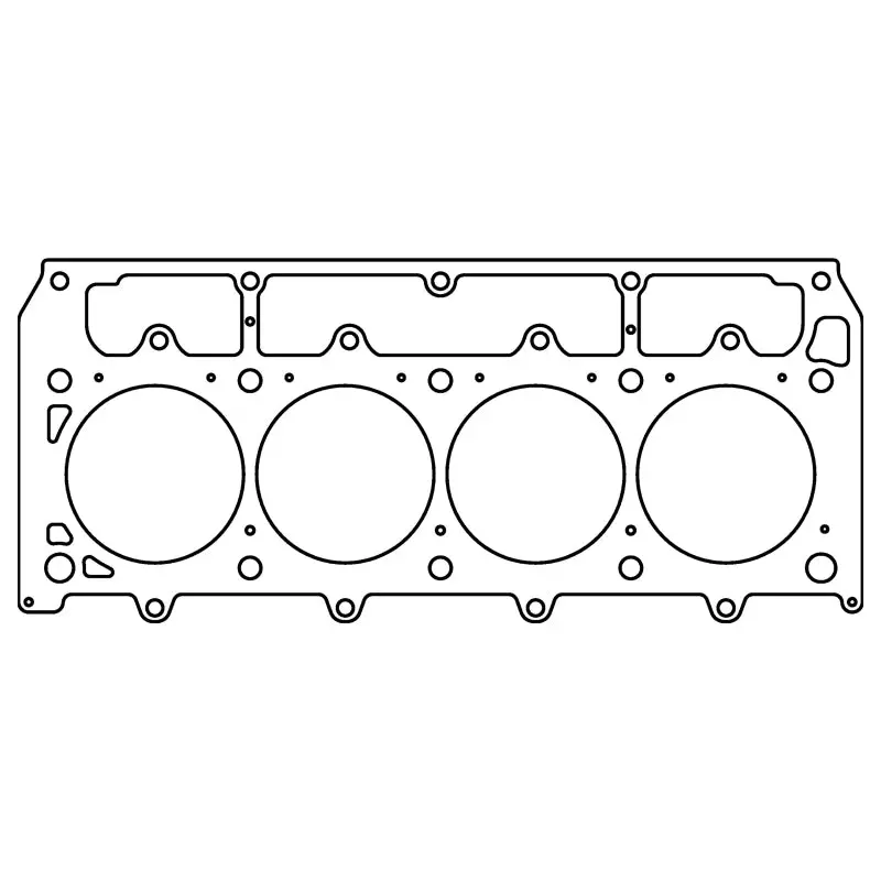 Cometic Mlx Multi-Layer Steel Cylinder Head Gasket — .050" Thickness, 4.100" Bore, Lsx Gen-Iv Small Block V8 1