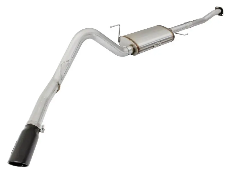 Afe Machforce Xp Cat-Back Exhaust System For 2015 Ford F-150 5.0L V8 – 3” To 3.5”, Single Side Exit, Black Tips 1