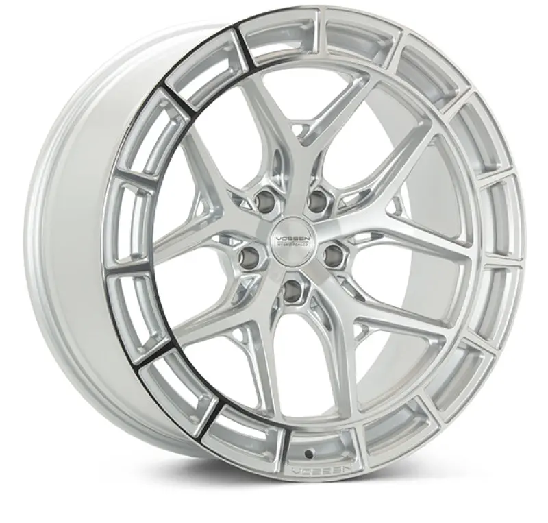 Vossen Hfx-1 Alloy Wheel – 20X9 Inches, 5X114.3 Bolt Pattern, Et38 Offset, Silver Polished Finish 1