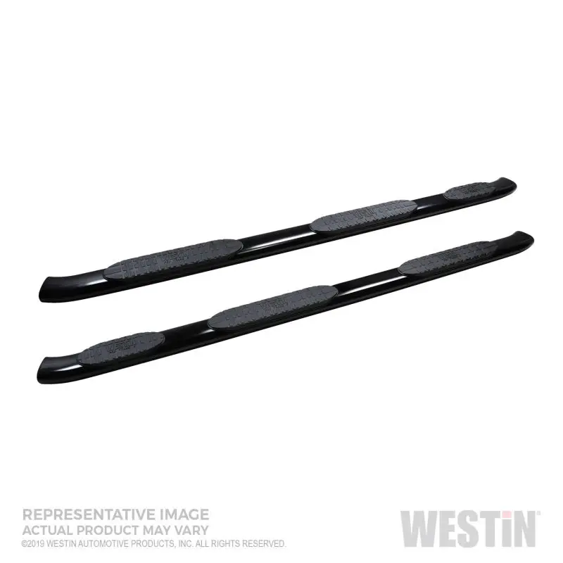 Westin Pro Traxx 5 W2W Oval Nerf Step Bars – Black, Designed For 2019 Chevrolet Silverado Double Cab With 6.5-Foot Bed 1