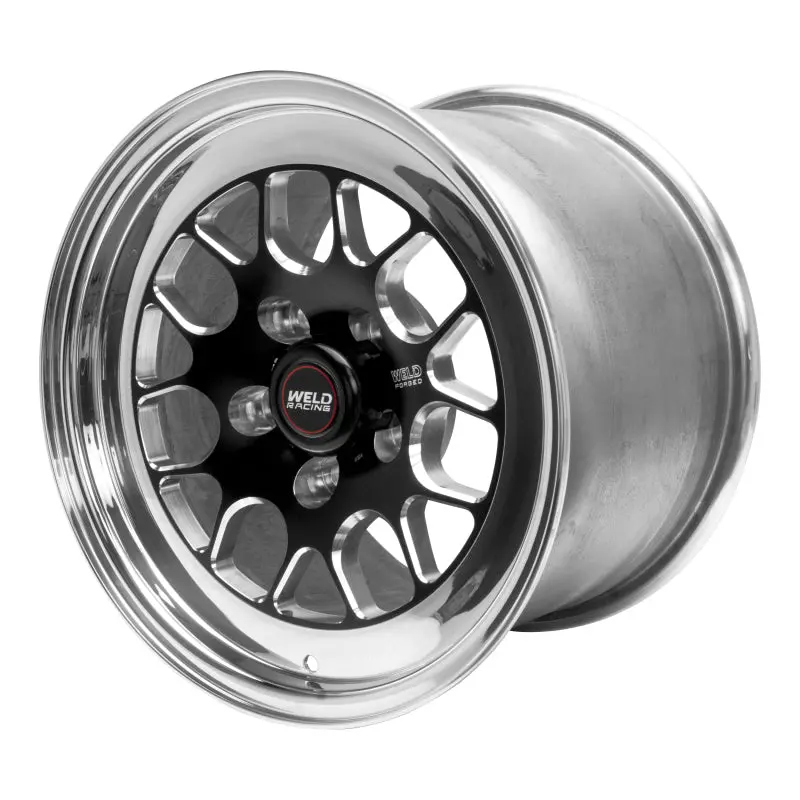 Weld S77 Forged Aluminum Wheel – 15×10", 5×120Mm Bolt Pattern, 7.5" Backspace, Medium-Black Finish, Non-Beadlock 1