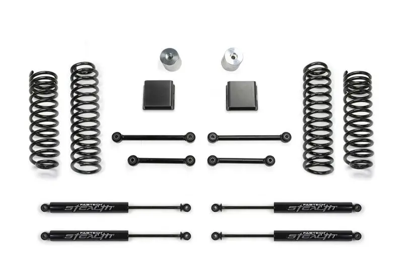 Fabtech 3-Inch Lift Kit For 2020–2021 Jeep Gladiator Jt 4Wd Gas Models – Sport Ii System With Stealth Components 1
