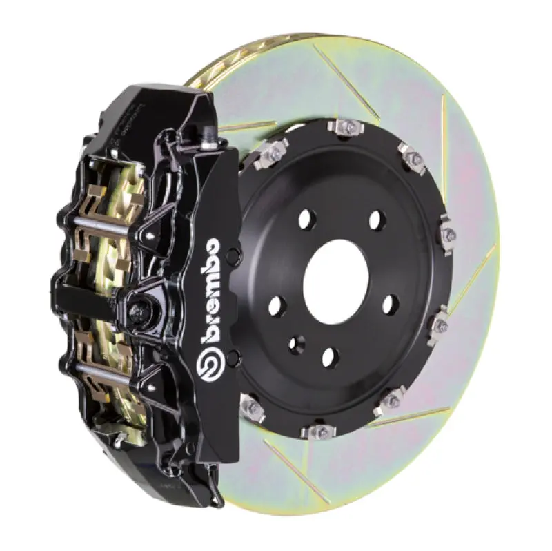 Brembo Gt Big Brake Kit – Front, 6-Piston Calipers With 380X34Mm Two-Piece Slotted Rotors For 2012–2018 Audi A6/A7 3.0T 1