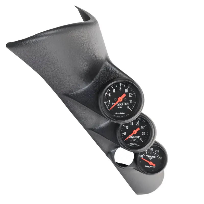 Autometer Z-Series A-Pillar Gauge Kit For 1998–2002 Dodge Ram 5.9L Diesel – Boost, Egt, Transmission Temp 1