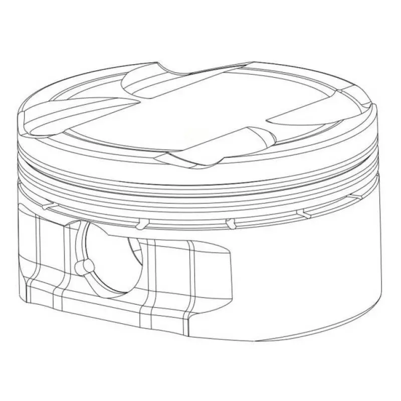 Cp Pistons & Rod Kit For Chevy 6.2L Lt1/Lt2 – 4.065" Bore, -10.7Cc Dish, 6.125" Rods (No Balancing) 1