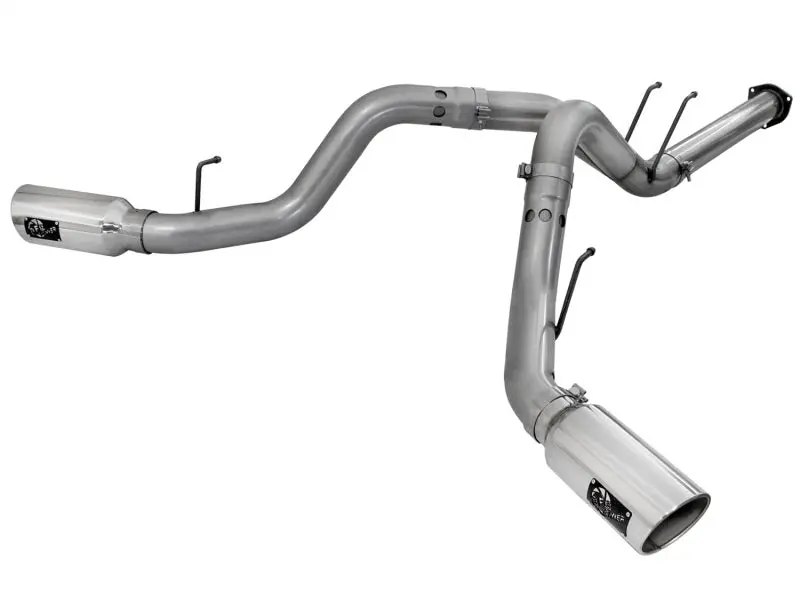 Afe Power Large-Bore 4-Inch Dpf-Back Exhaust System – 409 Stainless Steel With Polished Tip For 2011–2014 Ford 6.7L Power Stroke Trucks 1