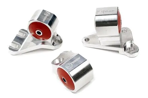 Innovative K-Series Engine Mounts For 2002–2006 Acura Rsx – Silver Aluminum With 85A Bushings (Excludes K24 Transmission) 1